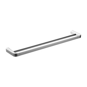 OMNIRES - SACO dvojitý věšák na ručníky, 64 cm, chrom/bílá lesk SA54226CRB