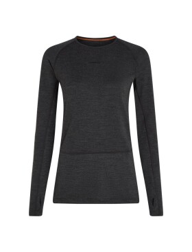 ICEBREAKER Wmns 260 ZoneKnit LS Crewe, Jet Hthr-011 (vzorek) velikost: S