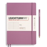 Notebook Composition (B5), Softcover, 123 numbered pages, Dusty Rose, dotted