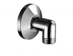SCHELL - Příslušenství Připojovací koleno na stěnu, chrom 064630699