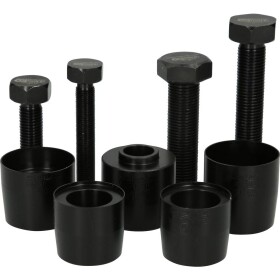 KS Tools 150.3635 Sada teflonu - těsnící kroužek a sada montážního nářadí Simerring, 9 ks