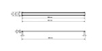 I-Drain - Plano Nerezový rošt pro sprchový žlab řady PRO, délka 90 cm, matná černá IPRO0900AZ