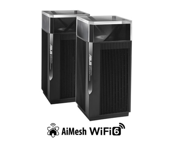 ASUS ZenWiFi Pro ET12 2-pack Wireless AXE11000 Tri-band Mesh WiFi 6E System, 2.5G WAN/LAN EDF_151704