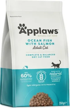 Applaws Ocean Fish Salmon 350 g / Granule pro kočky / Bez obilovin / Losos a mořské ryby / Dospělá kočka (033-4007)