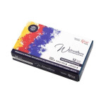 ROSA Gallery akvarelové barvy Monopigment - 12 barev v kovové krabičce