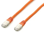 Equip Cat6a S/FTP Platinum oranžová / Patch kabel / 2 m / RJ-45 / PoE++ / LSZH (605671)