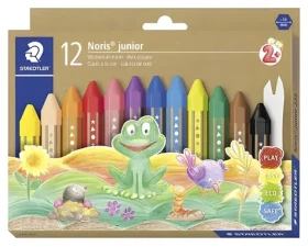 Staedtler Noris Junior / Voskovky / 12 ks / šestihranné / papírový obal (224 C12)