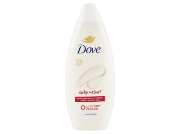 Dove Silky Velvet sprchový gel 250 ml