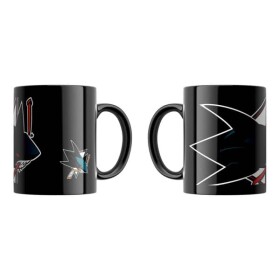 Great Branding Hrnek San Jose Sharks NHL OVERSIZED Logo (330 ml)