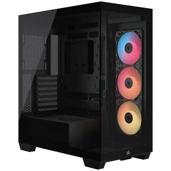 Corsair 3500X RS-R ARGB černá / E-ATX / 2x USB-A / 1x USB-C / 3x 120mm / bez zdroje / průhledná bočnice (CC-9011322-WW)