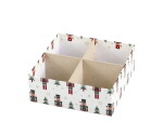 Chic Antique Dárková krabice Nutcrackers White – set 3 ks, bílá barva, papír