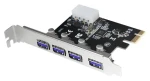LogiLink řadič PCI-E / Řadič / 4x USB 3.0 / PCI Express / VIA VL805 (PC0057A)