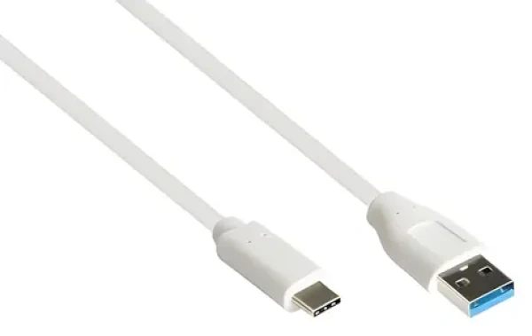 Good Connections USB-A - USB-C bílá / USB kabel / USB 3.2 Gen 2 / 0,5 m / 10 Gbit/s (2831-AC005W)