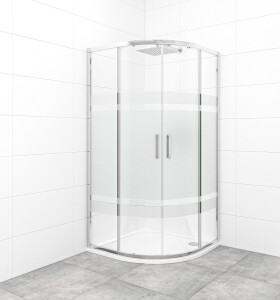 Sprchový kout čtvrtkruh 90x90 cm SAT TEX SATBKTEXS90CRS SATBKTEXS90CRS