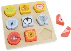 BABU Dřevěné puzzle Safari
