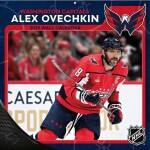 JF Turner Kalendář Washington Capitals NHL Alexander Ovechkin #8 2025 Wall Calendar