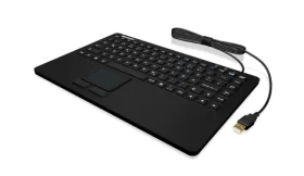 Keysonic KSK-5230 IN černá / Průmyslová klávesnice / Touchpad / IP68 / 87 kláves / CH (28079)