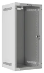Lanberg WF10-2312-10S šedá / Nástěnný rack / 10" / 12U / 280×310 mm / skleněné dveře / flat pack (WF10-2312-10S)
