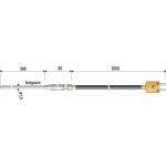 VOLTCRAFT Vpichovací sonda TPT-203 VC-8603635 -70 až 250 °C 100 mm, typ senzoru=Pt1000 Kalibrováno dlepodnikový standard bez certifikátu own