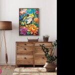 Puzzle Cherry Pazzi 1000 dílků - Květinová žába (Flower Power Frog)