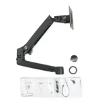 Ergotron LX Dual Stacking Extension Kit černá / Prodlužovací rameno / VESA 75x75 a 100x100 mm (98-130-224)