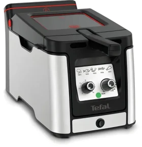 Tefal Clear Duo FR600D10 nerez/černá / Fritéza / 2000 W / 3,5 l / 150-190°C (100001932366)