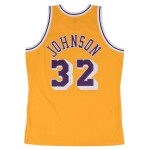 Mitchell & Ness Pánský dres Los Angeles Lakers NBA Magic Johnson #32 1984-85 Swingman - Žlutá Velikost: S