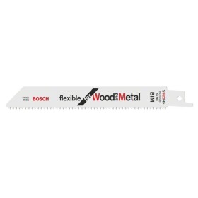 Bosch Accessories 2608656016 Sada pilových listů pro pilu ocasku S 922 HF, Flexible for Wood and Metal, 5 ks Délka řezacího listu 150 mm 5 ks