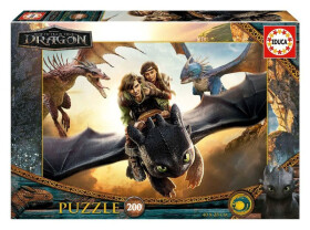 Puzzle Jak vycvičit draka 200 dílků
