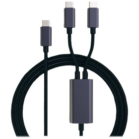 Roline USB kabel USB 2.0 USB-C ® zástrčka 1.85 m černá 11.02.8308