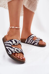 Dámské Pantofle S Přezkami Zebra Oliena 37