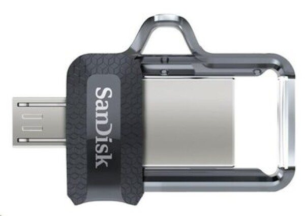 SanDisk Ultra Dual M3.0 16 GB černá / Flash Disk / USB-A 3.0 MicroUSB 2.0 / čtení: 130 MBs (SDDD3-016G-G46)