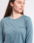 Tričko Patagonia W's L/S Capilene® Cool Daily Shirt - Boardshort Logo Blue Sage - Light Blue Sage X-Dye