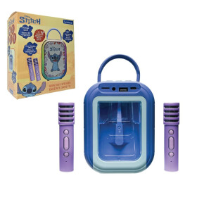 Lexibook dobíjecí karaoke reproduktor se 2 mikrofony Stitch - Alltoys Lexibook