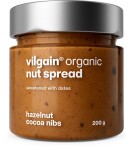 Vilgain Nut Spread slazený datlemi BIO – 3× lískové ořechy a kakao 200 g