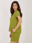Halenka D60103M11235B3 olivově zelená S