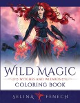 Wild Magic - Witches and Wizards, antistresové omalovánky, Selina Fenech