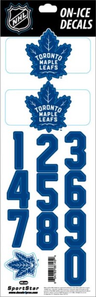 Sport Star Samolepky na helmu Toronto Maple Leafs NHL Decals