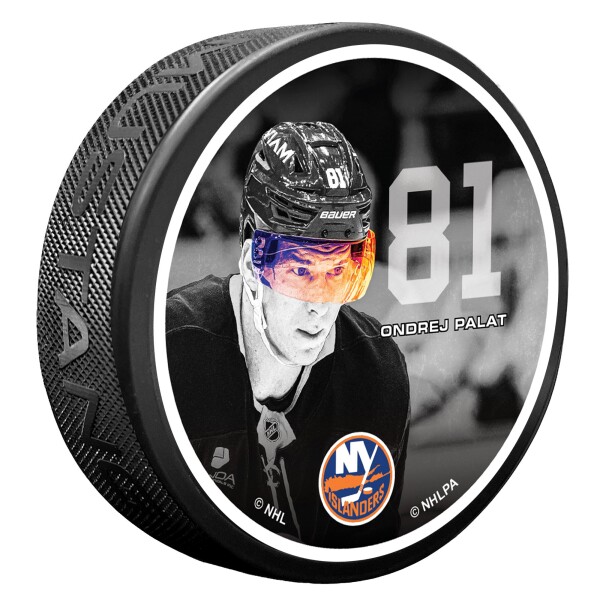 Mustang Puk New York Islanders NHL #81 Palat Neon Visor
