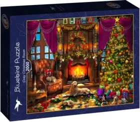 BLUEBIRD Puzzle Útulný vánoční pokoj