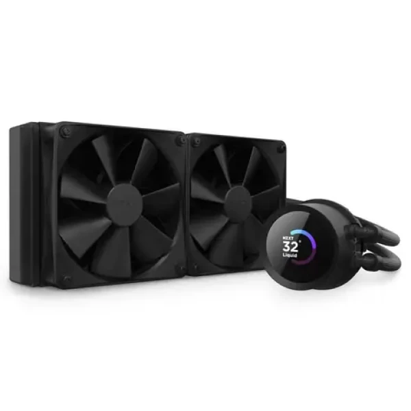 NZXT Kraken 240 černá / 2x 120mm / Fluid Dynamic Bearing / 30.6 dB @ 1800 RPM / 78.02 CFM / AMD + Intel (RL-KN240-B1)