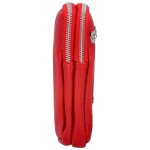 Trendová dámská kožená kapsa Lisa, červená