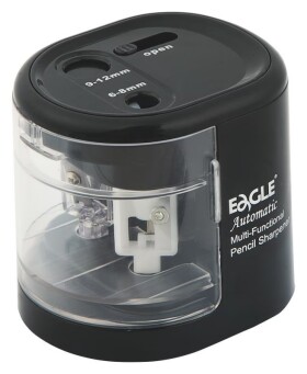 Ořezávátko stolní eagle elektrické USB na 2 tužky černé 130-1851