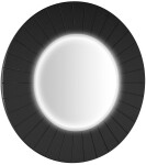 SAPHO - LUMIRO STRIP kulaté zrcadlo s LED osvětlením v rámu ø 90cm, carina LR950-4141S