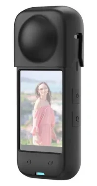 Puluz PU985B pro Insta360 X4 černé / Silikonové pouzdro / s krytem objektivu (PU985B)