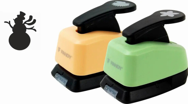 Děrovačka dekorační 16mm - Sněhulák