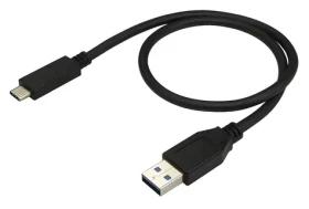 StarTech USB-C 0,5 m černá / USB kabel / USB-C (M) – USB-A (M) / 10 Gbps (USB31AC50CM)