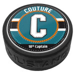 Mustang Puk San Jose Sharks NHL Captain Jersey Stitch - Logan Couture