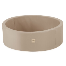 PLUSH NEST PLUSH NEST Venkovní suchý bazén kulatý voděodolný Ø 90 × 30 cm béžový