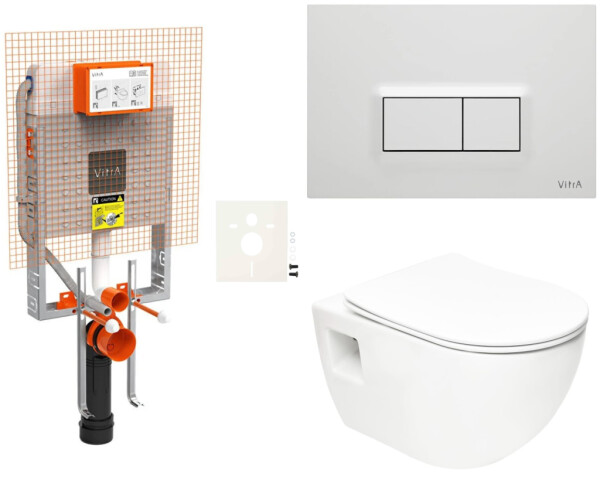 Závěsný WC set k zazdění SAT Project SIKOVZSATPRO51600 SIKOVZSATPRO51600